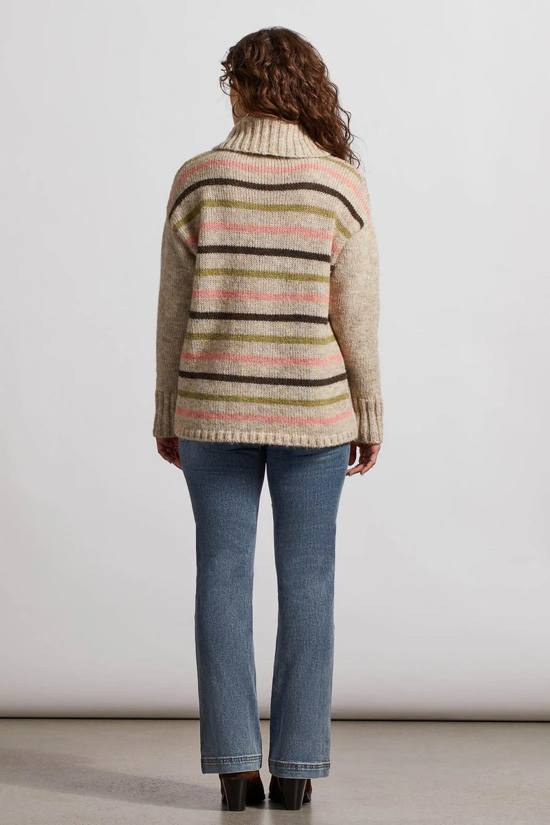 Intarsia Turtleneck Sweater