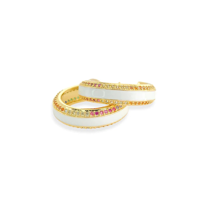Enamel Hoops