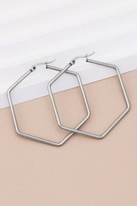 Silver Hoops