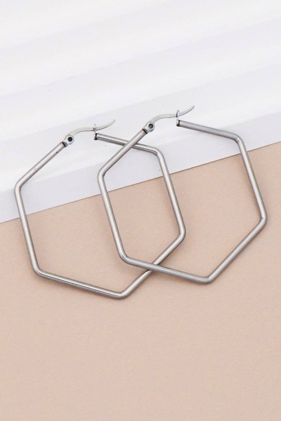 Silver Hoops