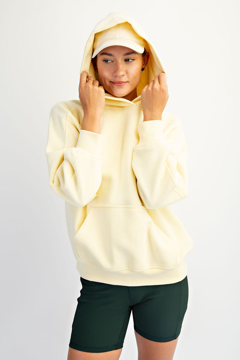 Fleeced Oversized Hoodie