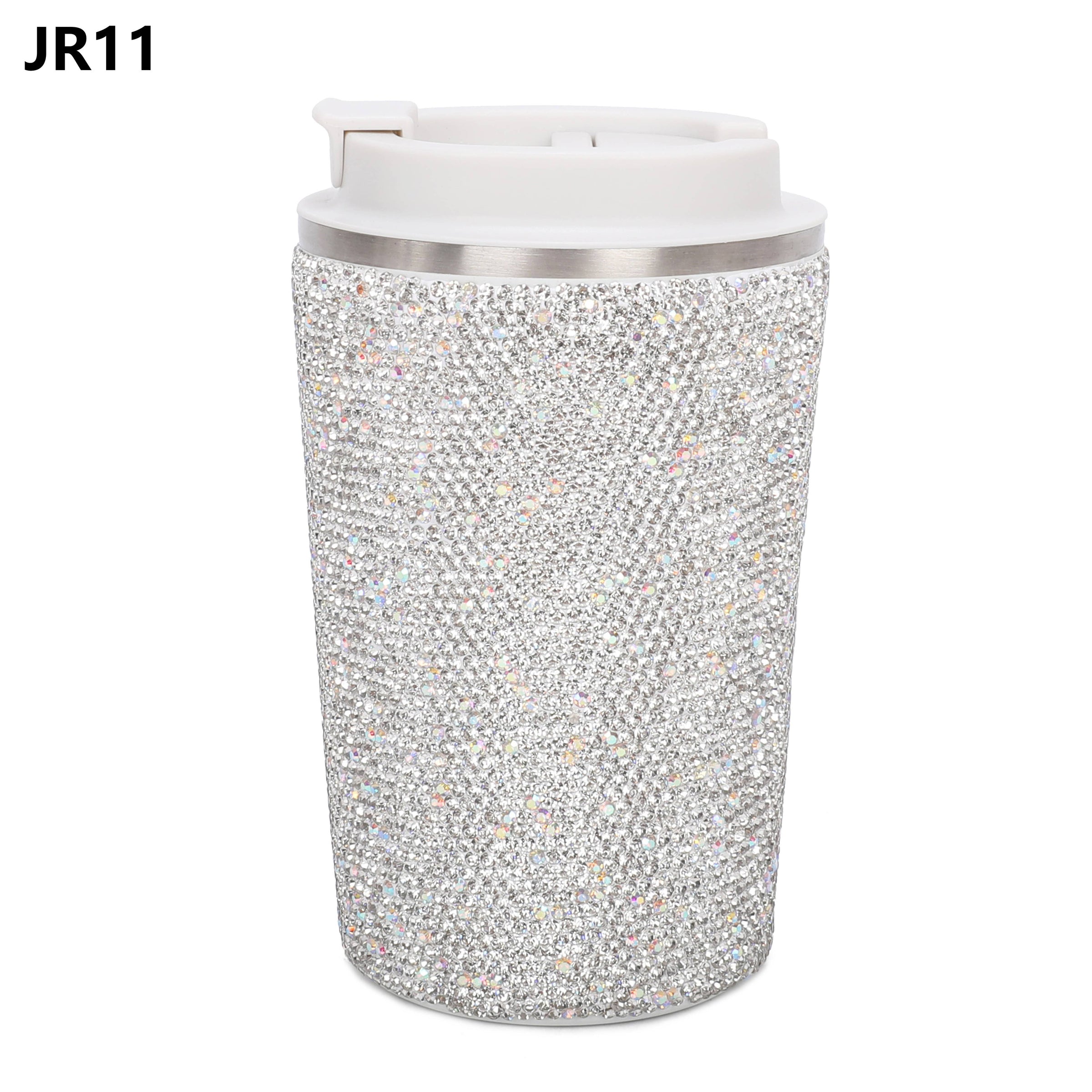 Brangio Sparkling Handmade Travel Tumbler: SILVER