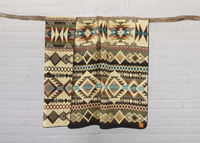 Andean Alpaca Wool Blanket - Inca