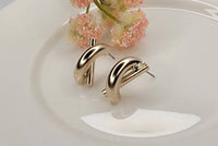 X-Cross Post Earrings