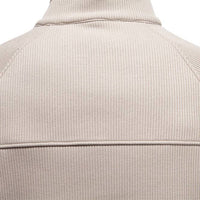 Men's Navy Stand-Collar Fleece Quarter-Zip Sweatshirt