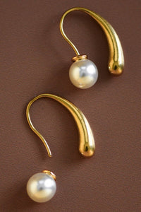 Teardrop Pearl Earrings