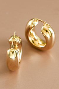 Small Gold Huggies