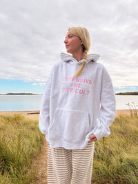 Expensive And Difficult Embroider Hoodie