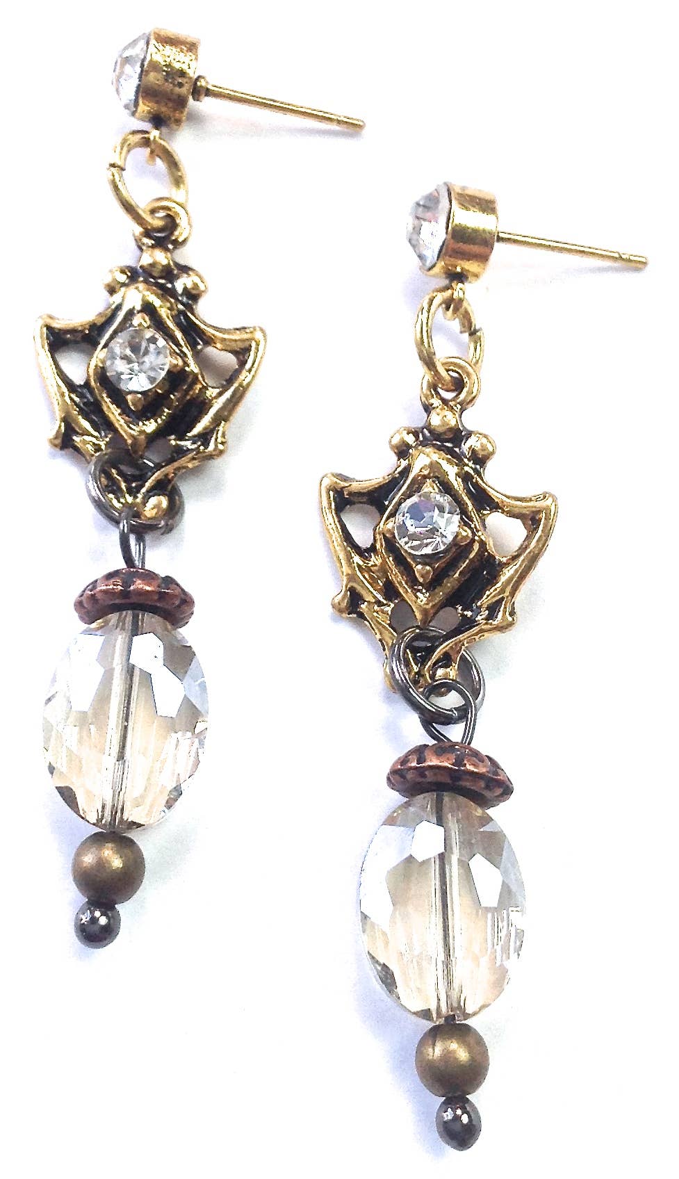 Post w/Shield Dangle