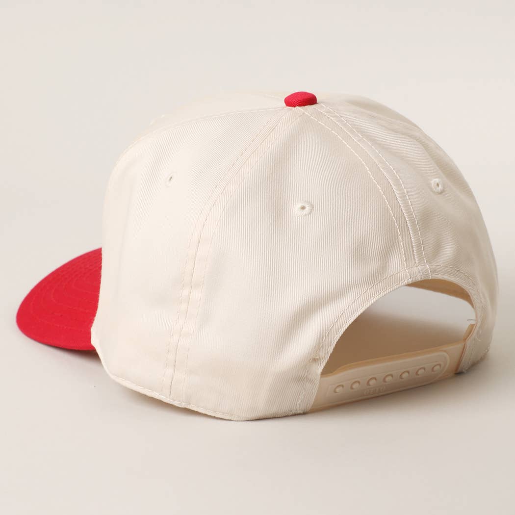 BAD DAY TO BE A HOT DOG Embroidered Trucker Hat : RYL/NATL / One Size