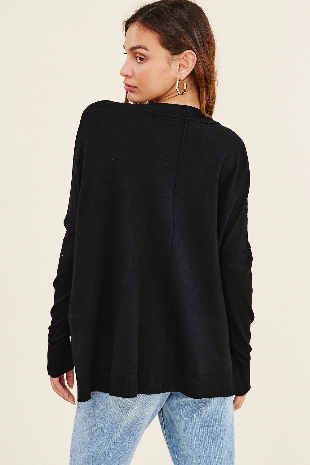 The Quinn Soft-Drape Relaxed Pullover