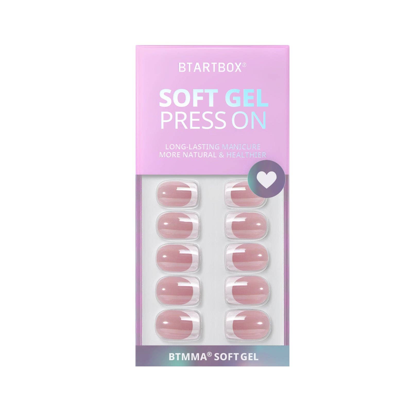 Glazed French Press On Nails
