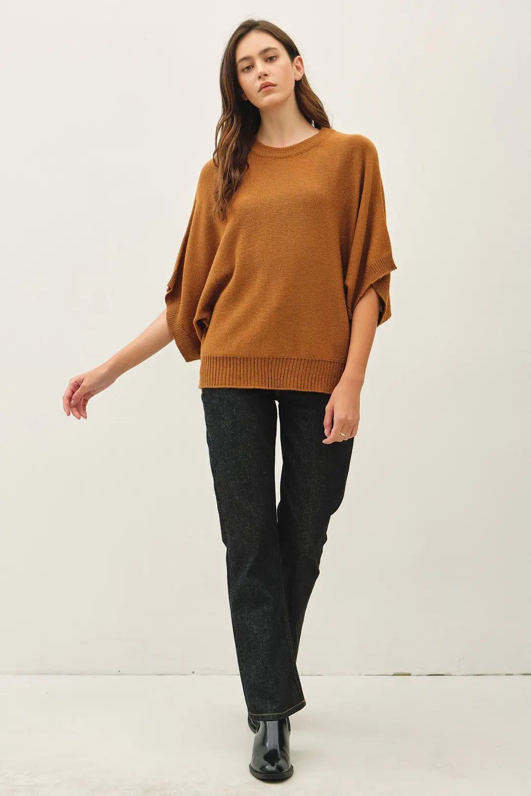 Wool Blend Dolman Sweater
