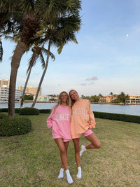 Sunkissed Embroidered Mockneck Sweatshirt