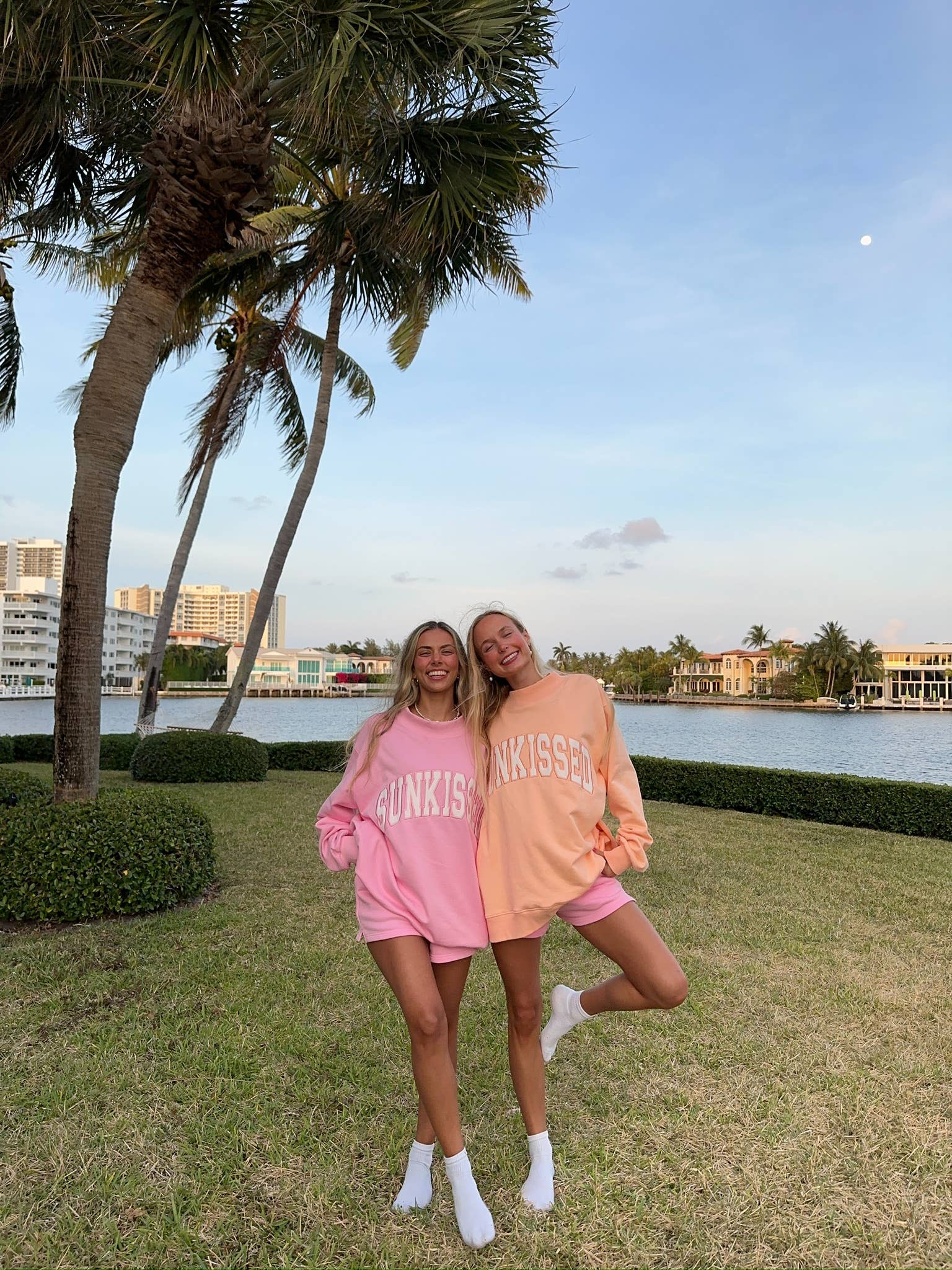 Sunkissed Embroidered Mockneck Sweatshirt