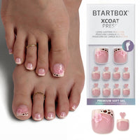 Yellow French Press On Nails - Short Square Nails Wholesale: Meadow Daisy