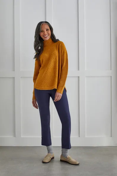 Marigold Mock Neck Sweater