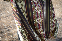 Andean Alpaca Wool Blanket - Cactus Green
