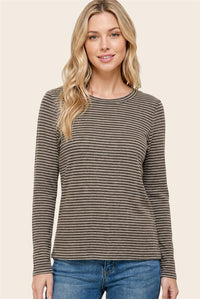 Striped Knit Top