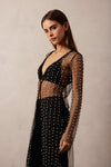 Pearl/Rhinestone Embellished Cardigan