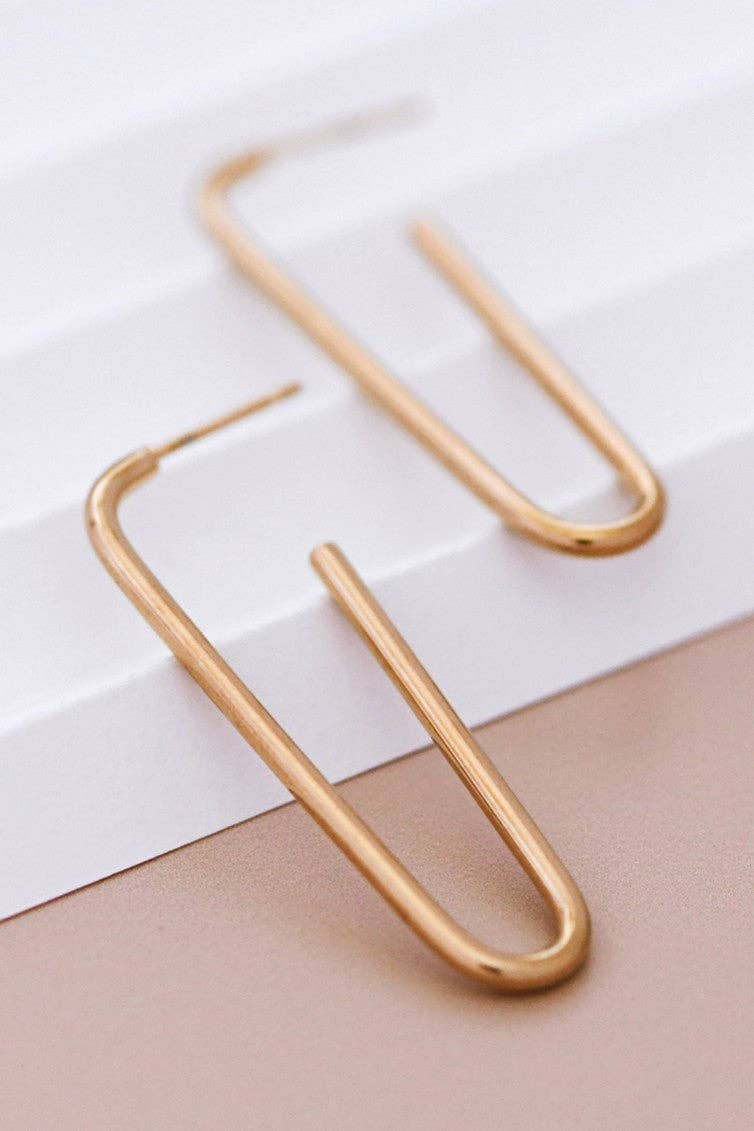 Paperclip Earrings