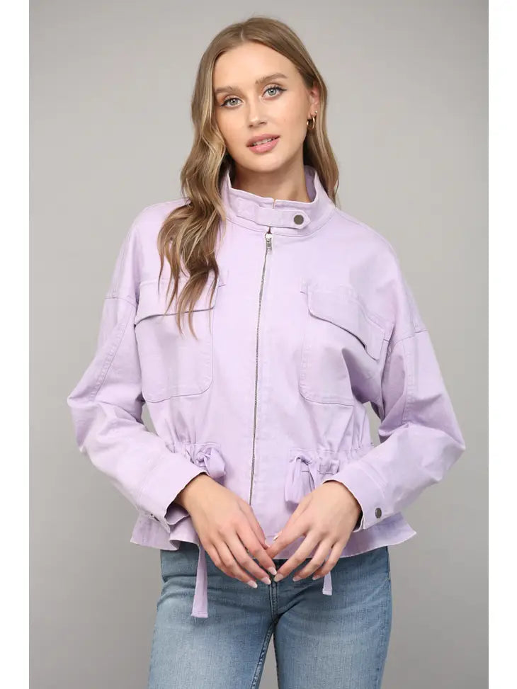 Lavender 2 Pocket Jacket