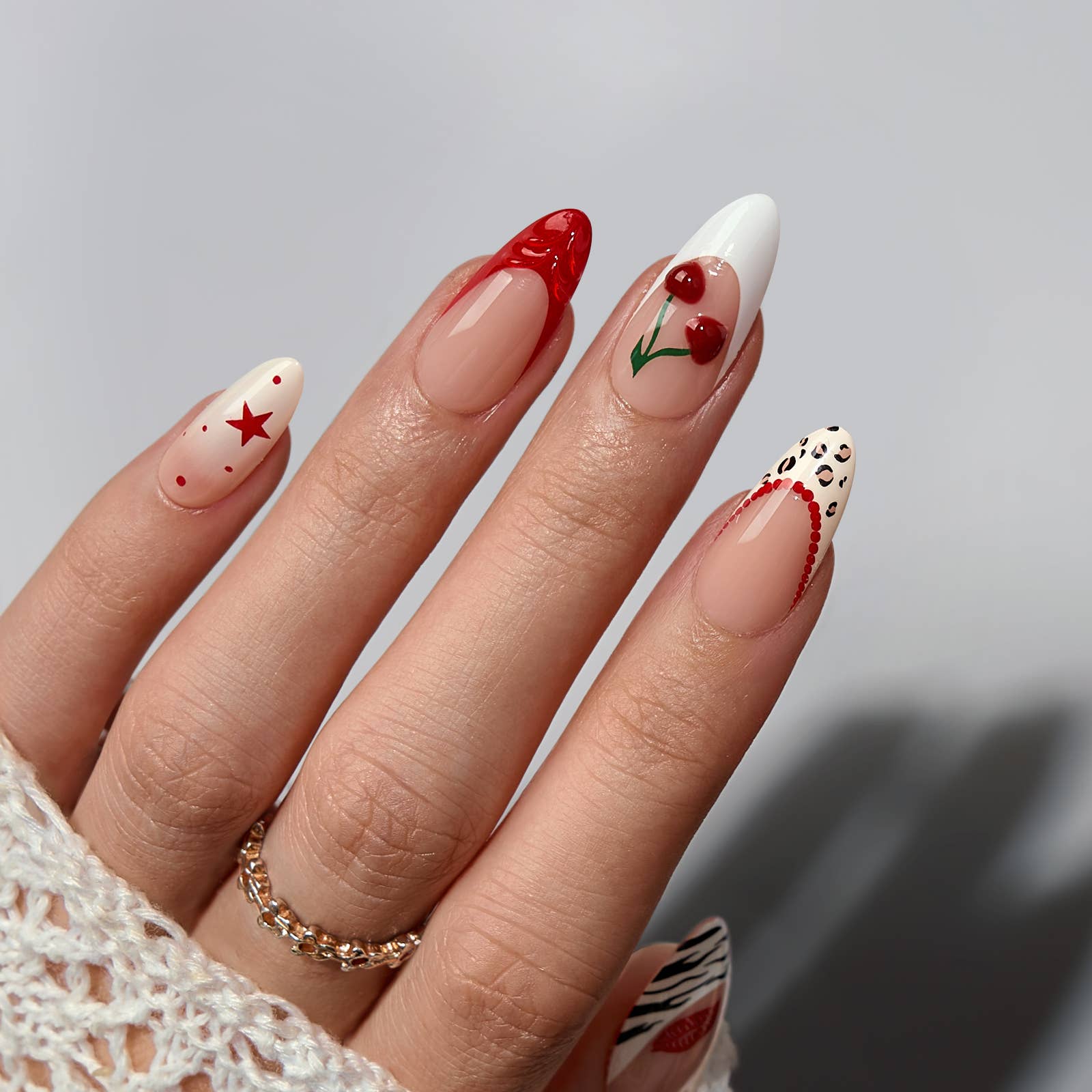 Short Square French Tip Nails - Wedding Press On Nails Bulk: Steadfast Vow