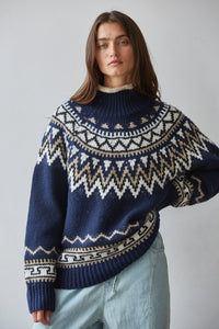 Fair Isle Style Sweater