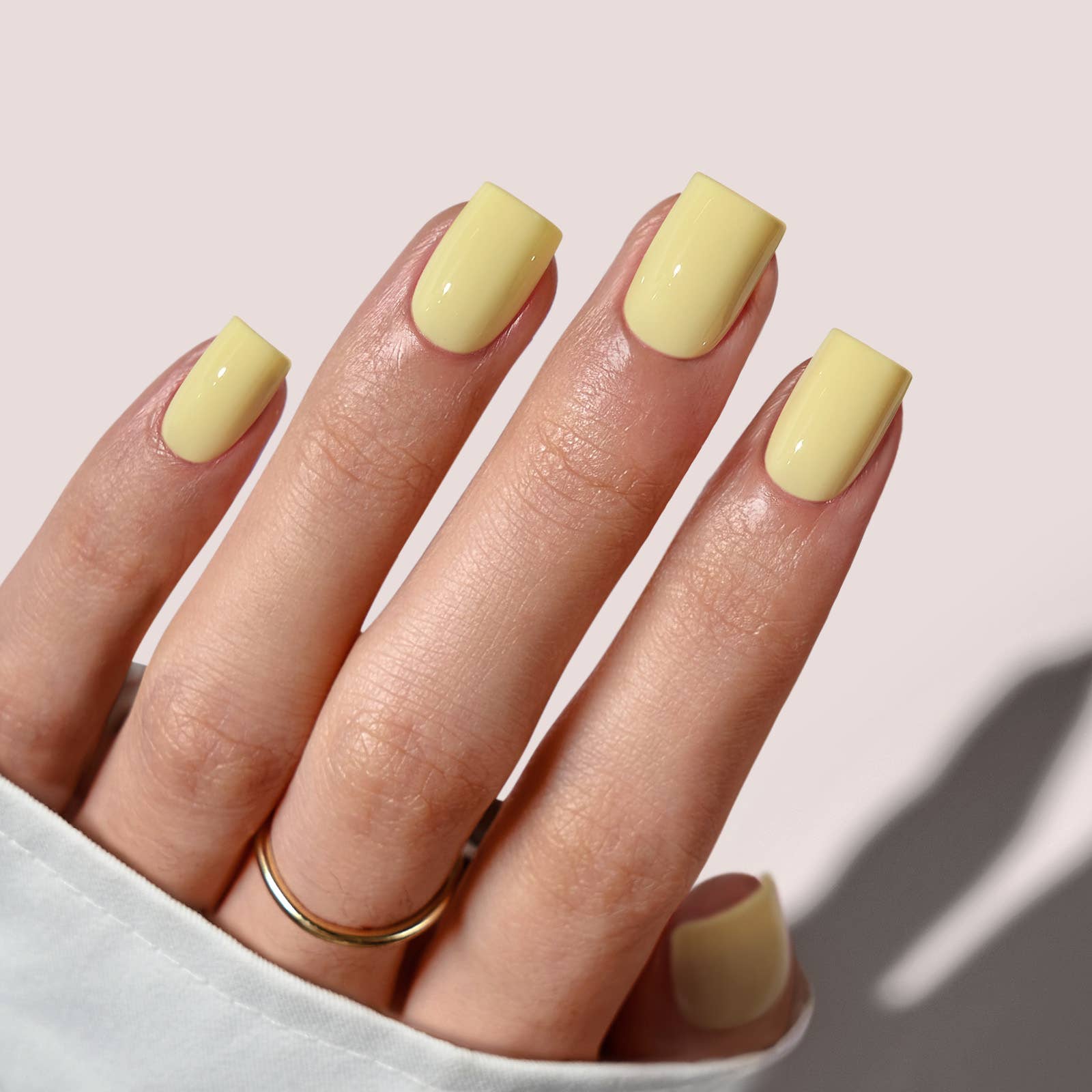 Short Almond Square Spring Nails