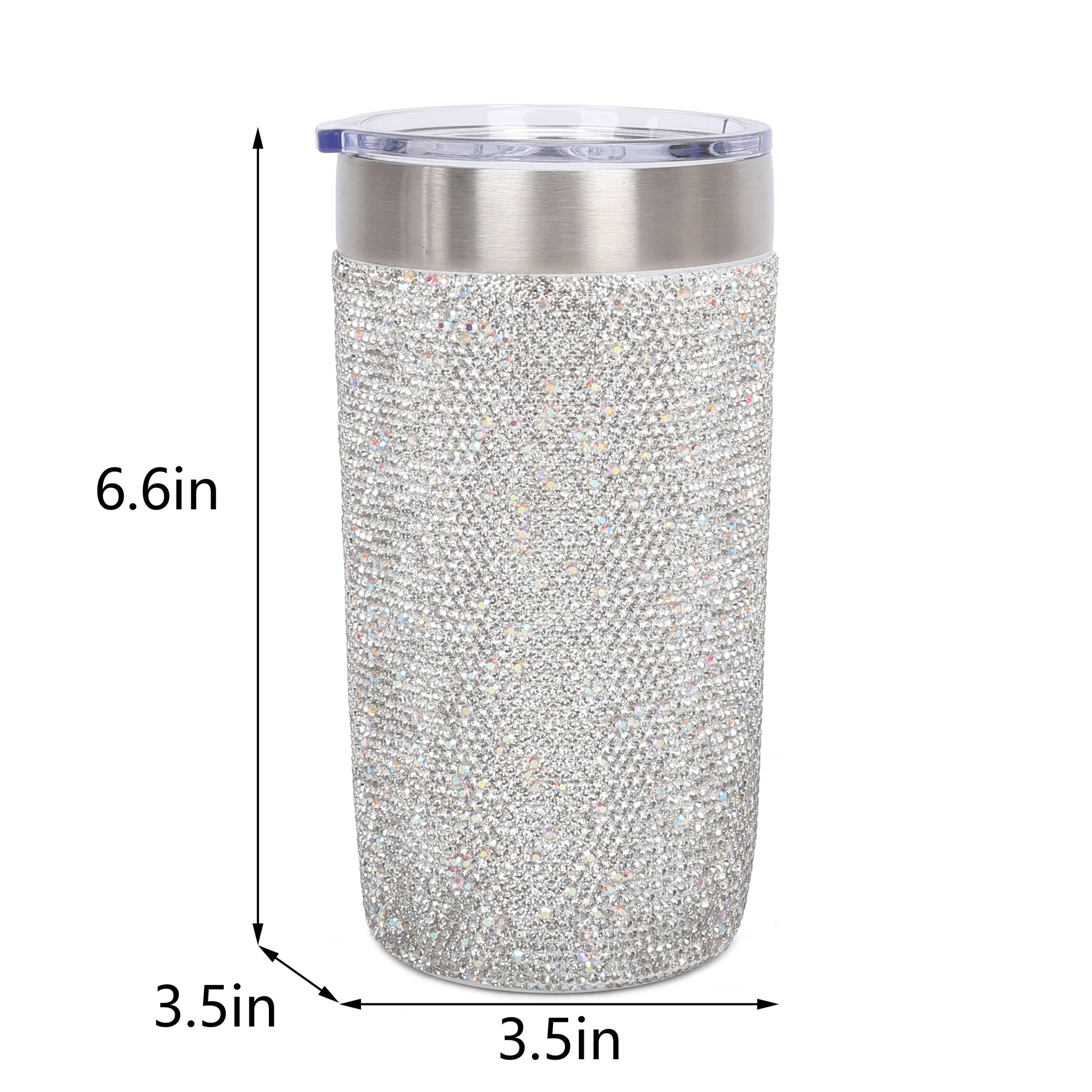 Brangio Sparkling Tumbler: Silver