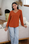 One Size V-Neck Pullover