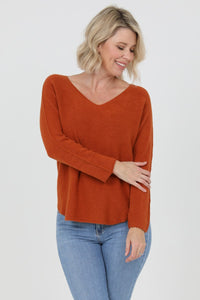 One Size V-Neck Pullover