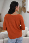 One Size V-Neck Pullover