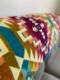 Andean Alpaca Wool Blanket - Prism