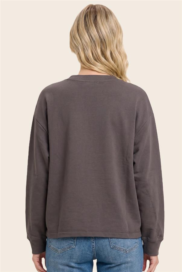Studded Knit Top