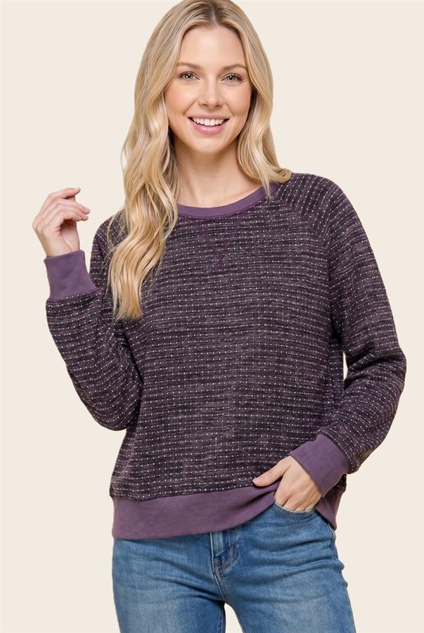 Dotted Stripe Top