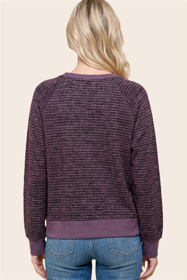 Dotted Stripe Top