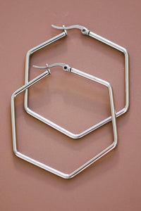 Silver Hoops