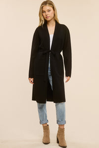Belted Sweater Coat