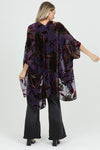 Burnout Velvet Kimono