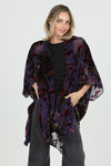 Burnout Velvet Kimono