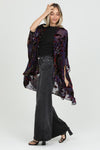 Burnout Velvet Kimono