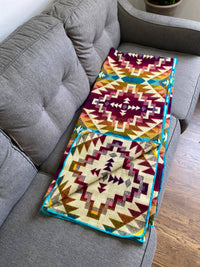 Andean Alpaca Wool Blanket - Prism