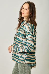 Aztec Shirt Jacket