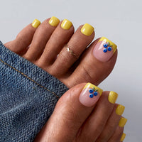 Short Square French Tip Nails - Wedding Press On Nails Bulk: Steadfast Vow