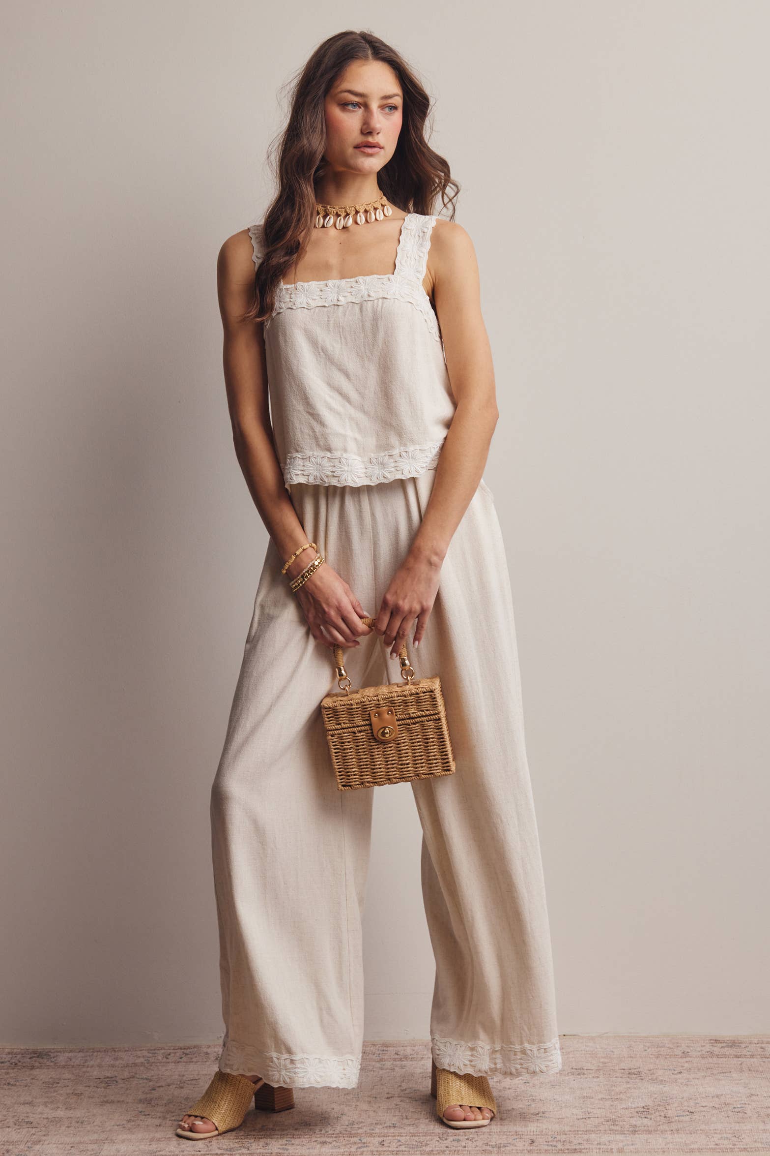 Tank & Wide-Leg Pants Set