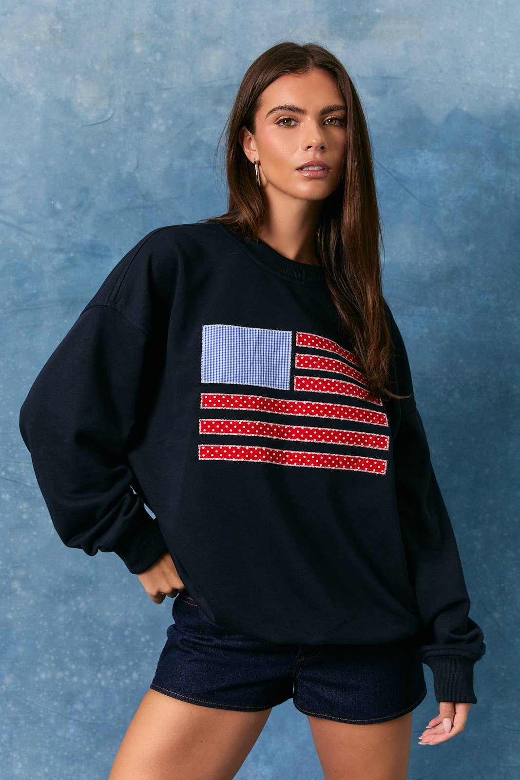 USA Flag Sweatshirt