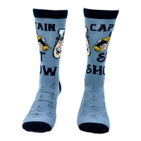 Men's Captain Of The Shit Show Socks  Mens (9-11)