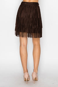 Short Fringe Skirt