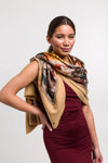 Patchwork Silk/Cotton Scarf
